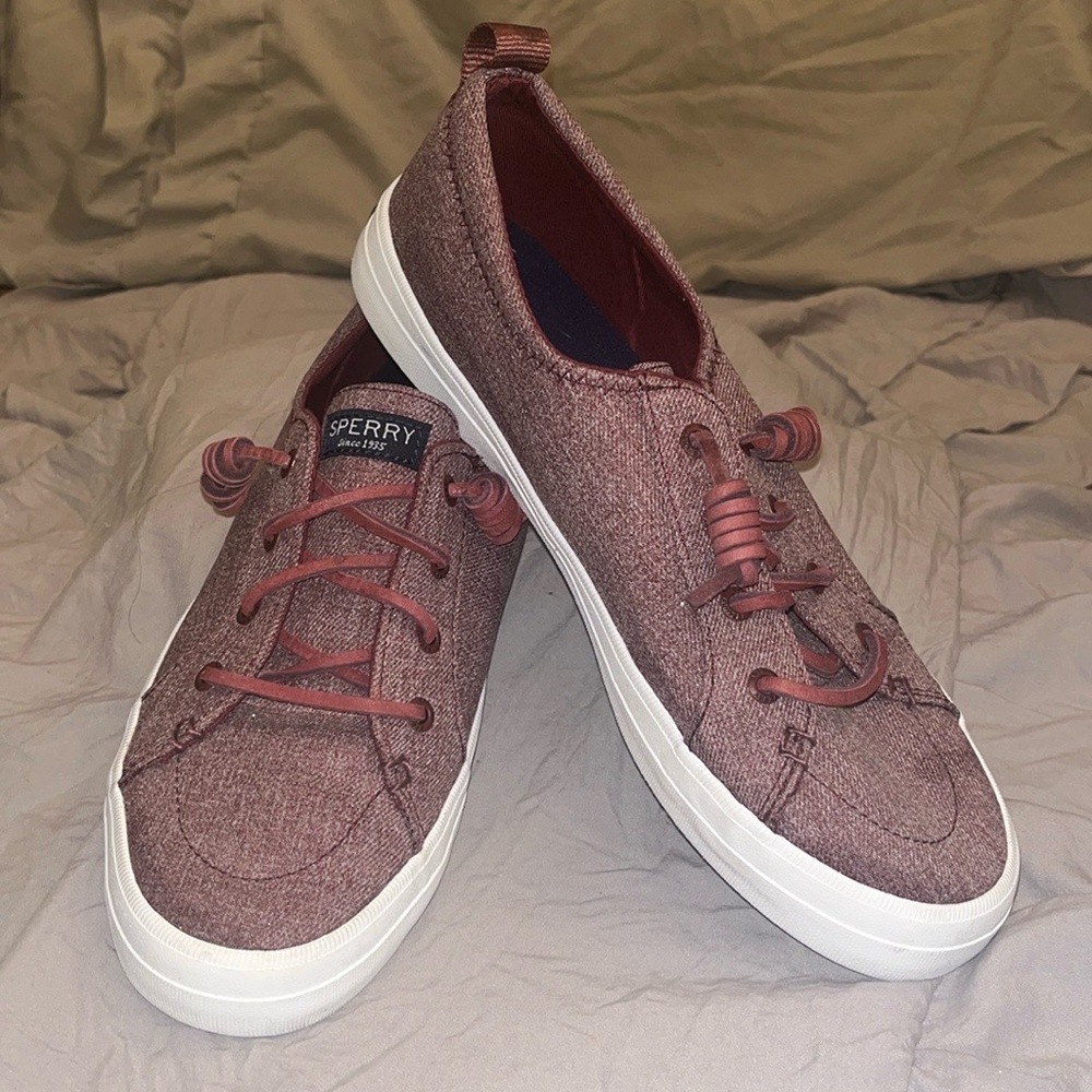SPERRY Crest Vibes Twill Slip-On Memory Foam Woman’s Size 9